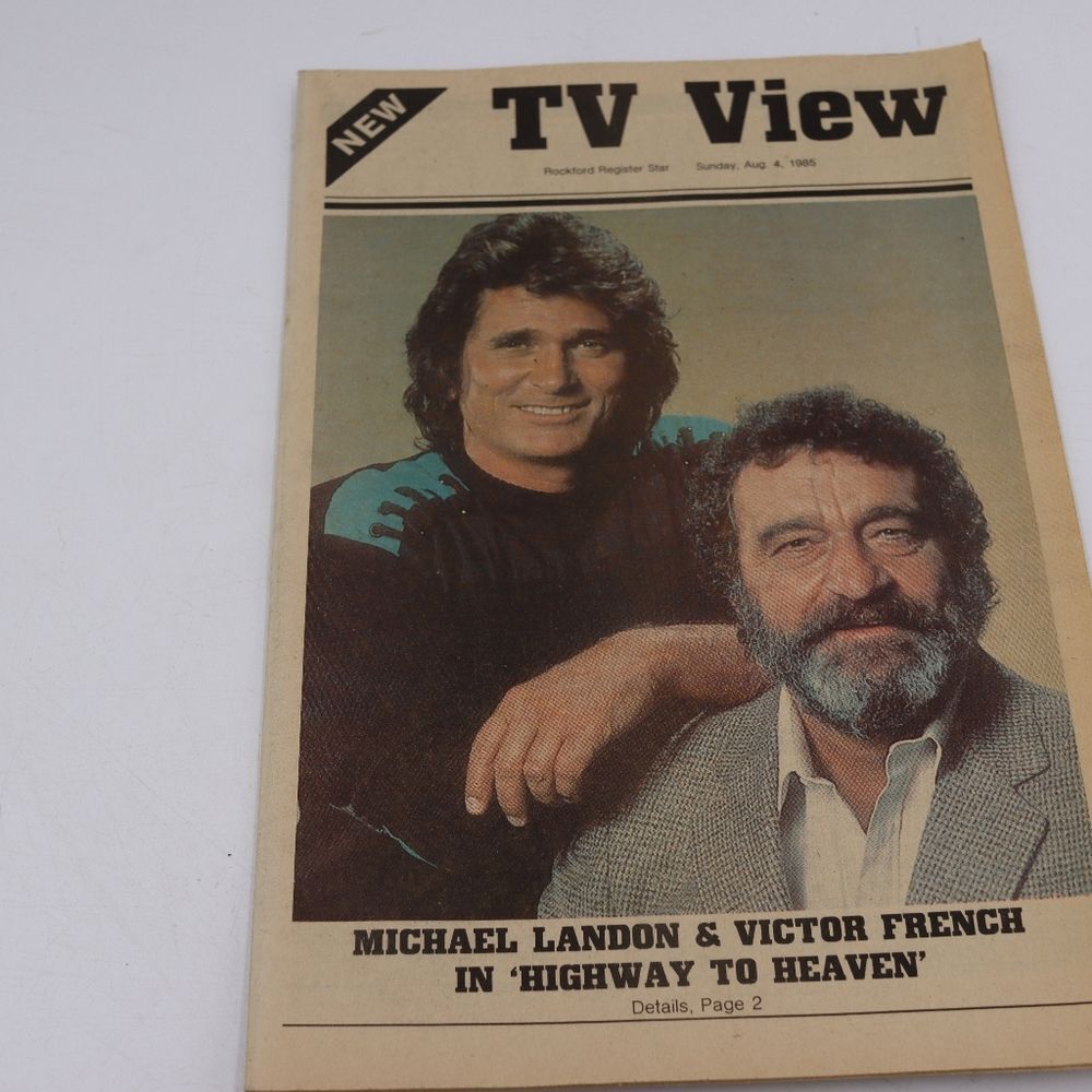 Vintage TV View Guide 1985 | Michael Landon & Victor French Highway to Heaven